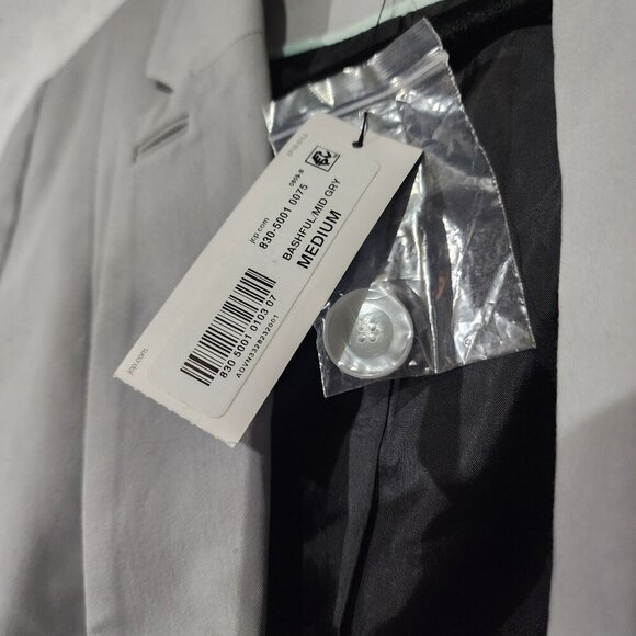 Worthington Blazer Grey One Button Closure Fully Lined Size M - Picture 6 of 7